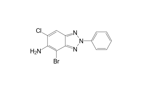 2H-1,2,3-Benzotriazol-5-amine, 4-bromo-6-chloro-2-phenyl-