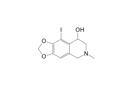 5,6,7,8-Tetrahydro-1-iodo-6-methyl-1,3-dioxolo[4,5-g]isoquinolin-8-ol