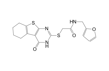acetamide, N-(2-furanylmethyl)-2-[(3,4,5,6,7,8-hexahydro-4-oxobenzo[4,5]thieno[2,3-d]pyrimidin-2-yl)thio]-