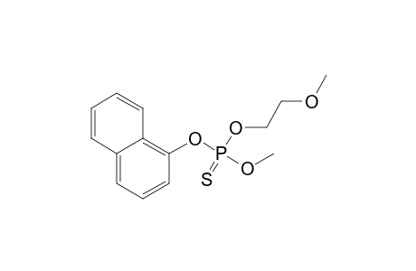 Phosphorothioic acid, O-(2-methoxyethyl) O-methyl O-1-naphthalenyl ester, (+)-