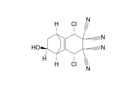 1,4-Ethanonaphthalene-6,6,7,7-tetracarbonitrile, 5,8-dichloro-1,2,3,4,5,8-hexahydro-2-hydroxy-, (1.alpha.,2.alpha.,4.alpha.,5.alpha.,8.alpha.)-