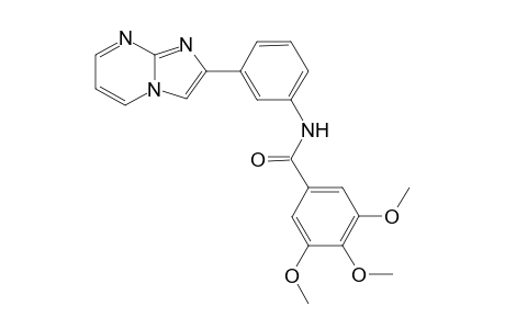 Benzamide, N-(3-imidazo[1,2-a]pyrimidin-2-ylphenyl)-3,4,5-trimethoxy-