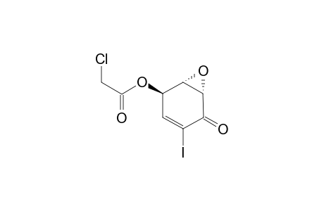 (1S,2R,6S)-4-iodo-5-oxo-7-oxabicyclo[4.1.0]hept-3-en-2-yl 2-chloroacetate