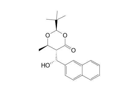 (1'R,2R,5R,6R)-5-[1'-(Naphth-2"-yl)methyl-1'-hydroxy]-2-(t-butyl)-6-methyl-1,3-dioxan-4-one