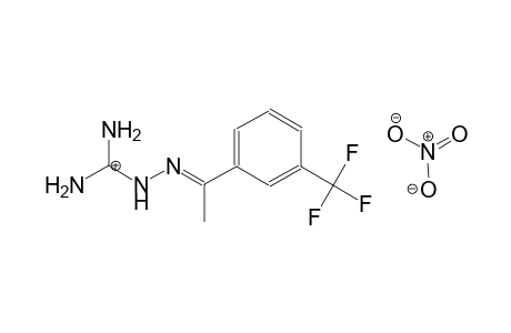 (E)-amino(2-(1-(3-(trifluoromethyl)phenyl)ethylidene)hydrazinyl)methaniminium nitrate