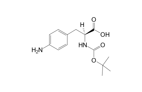 (2S)-3-(4-aminophenyl)-2-(tert-butoxycarbonylamino)propionic acid