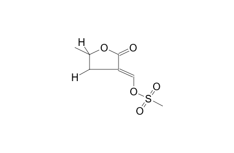 (E)-3-METHYLSULPHONYLOXYMETHYLENE-5-METHYLDIHYDRO-2(3H)-FURANONE