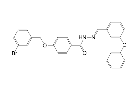 benzoic acid, 4-[(3-bromophenyl)methoxy]-, 2-[(E)-(3-phenoxyphenyl)methylidene]hydrazide