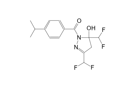 3,5-bis(difluoromethyl)-1-(4-isopropylbenzoyl)-4,5-dihydro-1H-pyrazol-5-ol