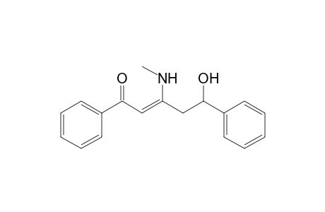 1,5-Diphenyl-5-hydroxy-3-(N-methylamino)pent-2-en-1-one