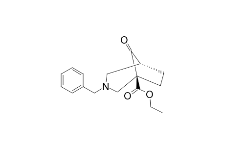ETHYL-3-BENZYL-8-OXO-3-AZABICYCLO-[3.2.1]-OCTANE-1-CARBOXYLATE
