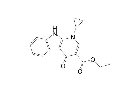 Ethyl 1-cyclopropyl-4-oxo-4,9-dihydro-1H-pyrido[2,3-b]indole-3-carboxylate