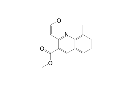 METHYL-2-(CIS-2-HYDROXYVINYL)-8-METHYLQIUNOLINE-3-CARBOXYLATE