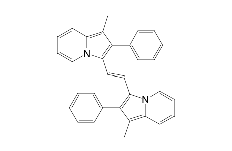 (E)-1,2-Bis(1-methyl-2-phenylindolizin-3-yl)ethene