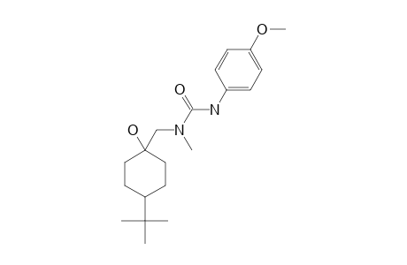 N'-(4-METHOXYPHENYL)-N-[(1-HYDROXY-4-TERT.-BUTYLCYCLOHEXYL)-METHYL]-N-METHYLUREA