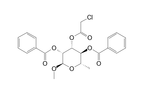 METHYL-2,4-DI-O-BENZOYL-3-O-CHLOROACETYL-ALPHA-L-RHAMNOPYRANOSIDE