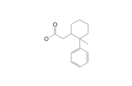 (2-Methyl-2-phenylcyclohexyl)acetic acid, (trans)-