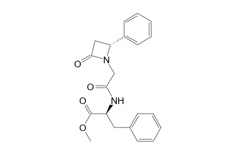 [2-(<R>-2'-Oxo-4'-phenylazetidin-1'-yl)acetyl]-L-phenylalanine - methyl ester