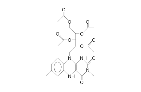 Tetraacetyl-3-methyl-7-desmethyl-1,5-dihydro-riboflavin