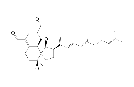 (+)-(6R,10S,11S,14S,26R)-26-HYDROXY-15-METHYLIDENE-SPIROID-16-ENAL