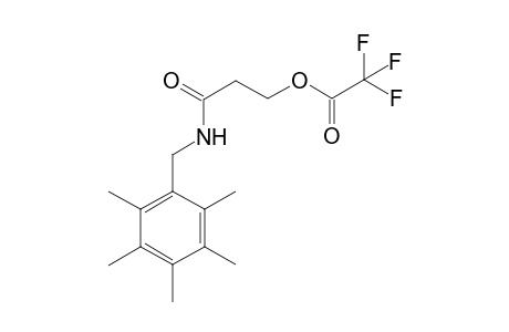 Trifluoro-acetic acid 2-(pentamethylphenylmethyl-carbamoyl)-ethyl ester