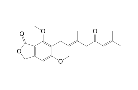 6-[(2'E)-3',7'-dimethyl-5'-oxo-2',6'-octadienyl]-5,7-dimethoxyphthalide