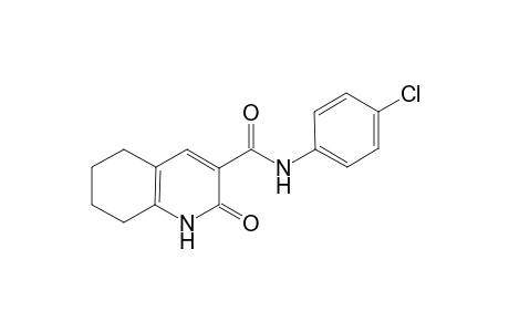 3-Quinolinecarboxamide, N-(4-chlorophenyl)-1,2,5,6,7,8-hexahydro-2-oxo-