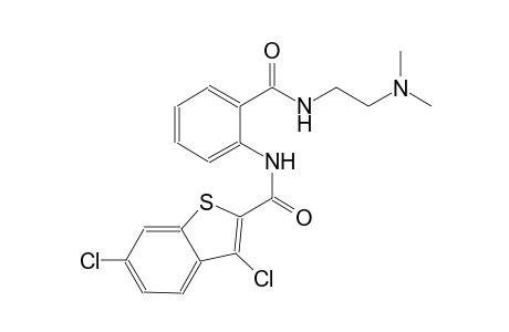 benzo[b]thiophene-2-carboxamide, 3,6-dichloro-N-[2-[[[2-(dimethylamino)ethyl]amino]carbonyl]phenyl]-