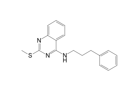 2-Methylthio-4-(3-phenylpropyl)aminoquinazoline