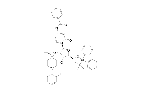 4-N-BENZOYL-5'-O-(tert-BUTYL-DIPHENYLSILYL)-2'-O-[1-(2-FLUORO-PHENYL)-4-METHOXY-PIPERIDIN-4-YL]-CYTIDINE