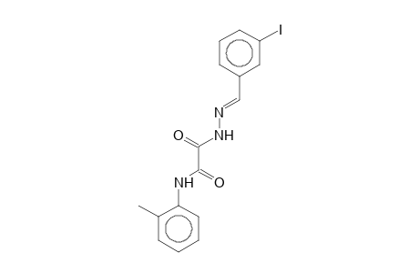 2-[(2E)-2-(3-Iodobenzylidene)hydrazino]-N-(2-methylphenyl)-2-oxoacetamide