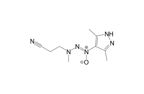 N(1)-(3",5"-Dimethylpyrazol-4"-yl)-3-(2'-cyanoethyl)-3-methyltriazene-1-oxide