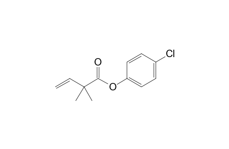 2,2-Dimethylbut-3-enoic acid 4-chlorophenyl ester