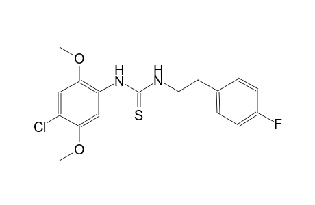 N-(4-chloro-2,5-dimethoxyphenyl)-N'-[2-(4-fluorophenyl)ethyl]thiourea