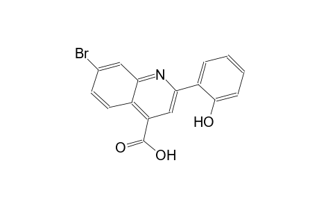 7-bromo-2-(2-hydroxyphenyl)-4-quinolinecarboxylic acid