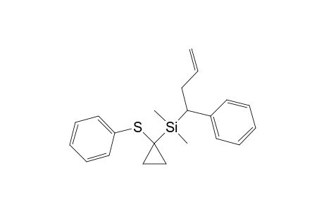.alpha.-Allylbenzyldimethyl(1-thiophenyl)cyclopropylsilane