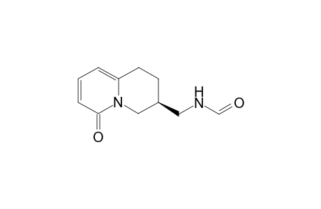 N-[[(3S)-6-keto-1,2,3,4-tetrahydroquinolizin-3-yl]methyl]formamide