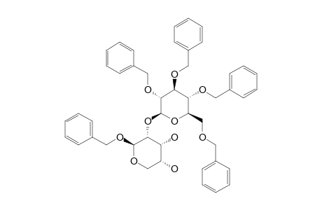 BENZYL-2-O-(2,3,4,6-TETRA-O-BENZYL-BETA-D-GLUCOPYRANOSYL)-BETA-D-RIBOPYRANOSIDE