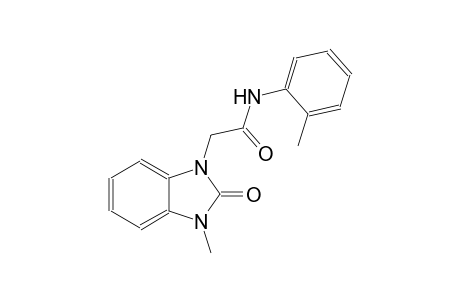 2-(3-methyl-2-oxo-2,3-dihydro-1H-benzimidazol-1-yl)-N-(2-methylphenyl)acetamide