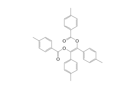 Benzoic acid, 4-methyl-, 1,2-bis(4-methylphenyl)-1,2-ethenediyl ester, (Z)-