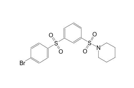 piperidine, 1-[[3-[(4-bromophenyl)sulfonyl]phenyl]sulfonyl]-