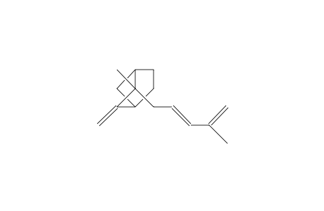 2-Methyl-3-methylen-2-(4-methyl-2,4-pentadien-1-yl)-bicyclo-U2.2.1E-heptan