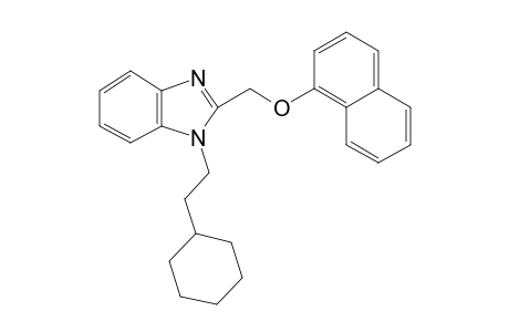1-(2-cyclohexylethyl)-2-(1-naphthalenyloxymethyl)benzimidazole
