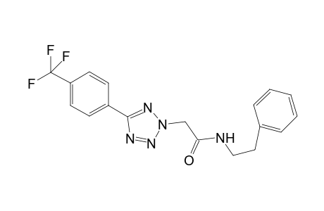 2H-1,2,3,4-Tetrazole-2-acetamide, N-(2-phenylethyl)-5-[4-(trifluoromethyl)phenyl]-
