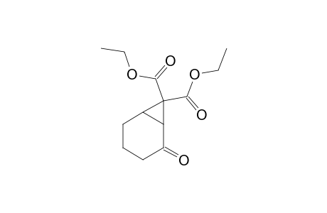 Bicyclo[4.1.0]heptane-7,7-dicarboxylic acid, 2-oxo-, diethyl ester