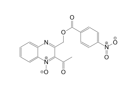 (3-acetyl-4-oxido-2-quinoxalinyl)methyl 4-nitrobenzoate