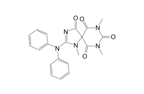 3-(N-Phenyl-N-phenylamino)-4,7,9-trimethyl-1-oxo-2,4,7,9-tetraazaspiro[4,5]dec-2-ene-6,8,10-trione