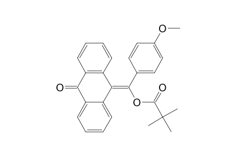 Propanoic acid, 2,2-dimethyl-, (4-methoxyphenyl)(10-oxo-9(10H)-anthracenylidene)methyl ester
