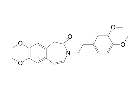 3-[2-(3,4-dimethoxyphenyl)ethyl]-7,8-dimethoxy-1,3-dihydrobenzo[d]azapin-2-one