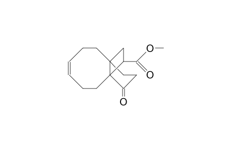 13-Methoxycarbonyl-(6.3.2)propell-4-en-9-one diastereomer 1